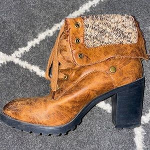 Tan/Brown Boot Heels